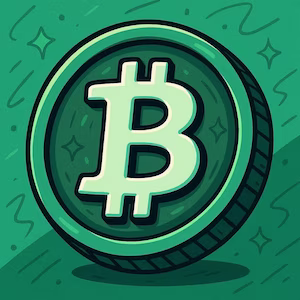 Cryptocurrency bitcoin icon